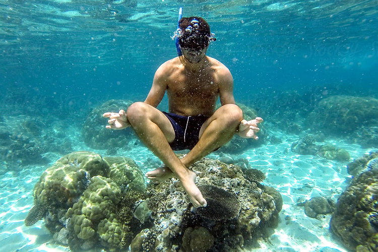 தண்ணீரில் தியானம்!